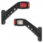 Boynuz Led Lamba 3 Yönlü 19 cm 12-24 Volt (2 Adet)