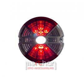 Universal Led'li Stop Lamba 4 Fonksiyon 10cm