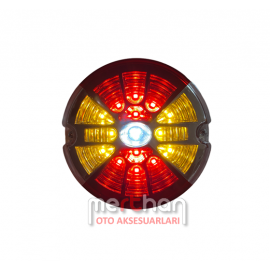 Universal Led'li Stop Lamba 4 Fonksiyon 10cm