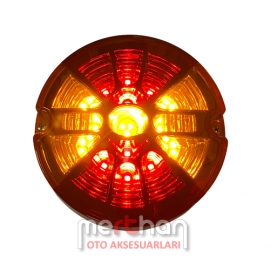 Universal Led'li Stop Lamba 3 Fonksiyon 12cm